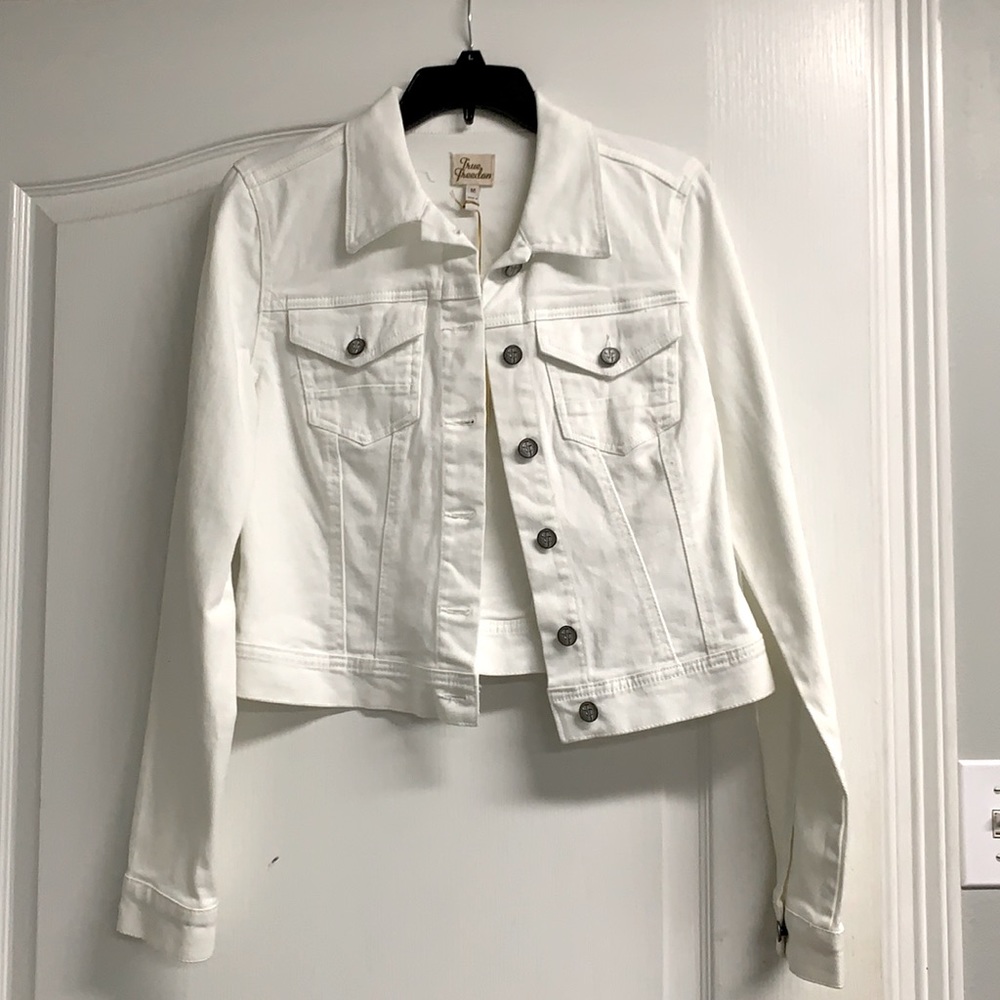 Brand New White Jean Jacket